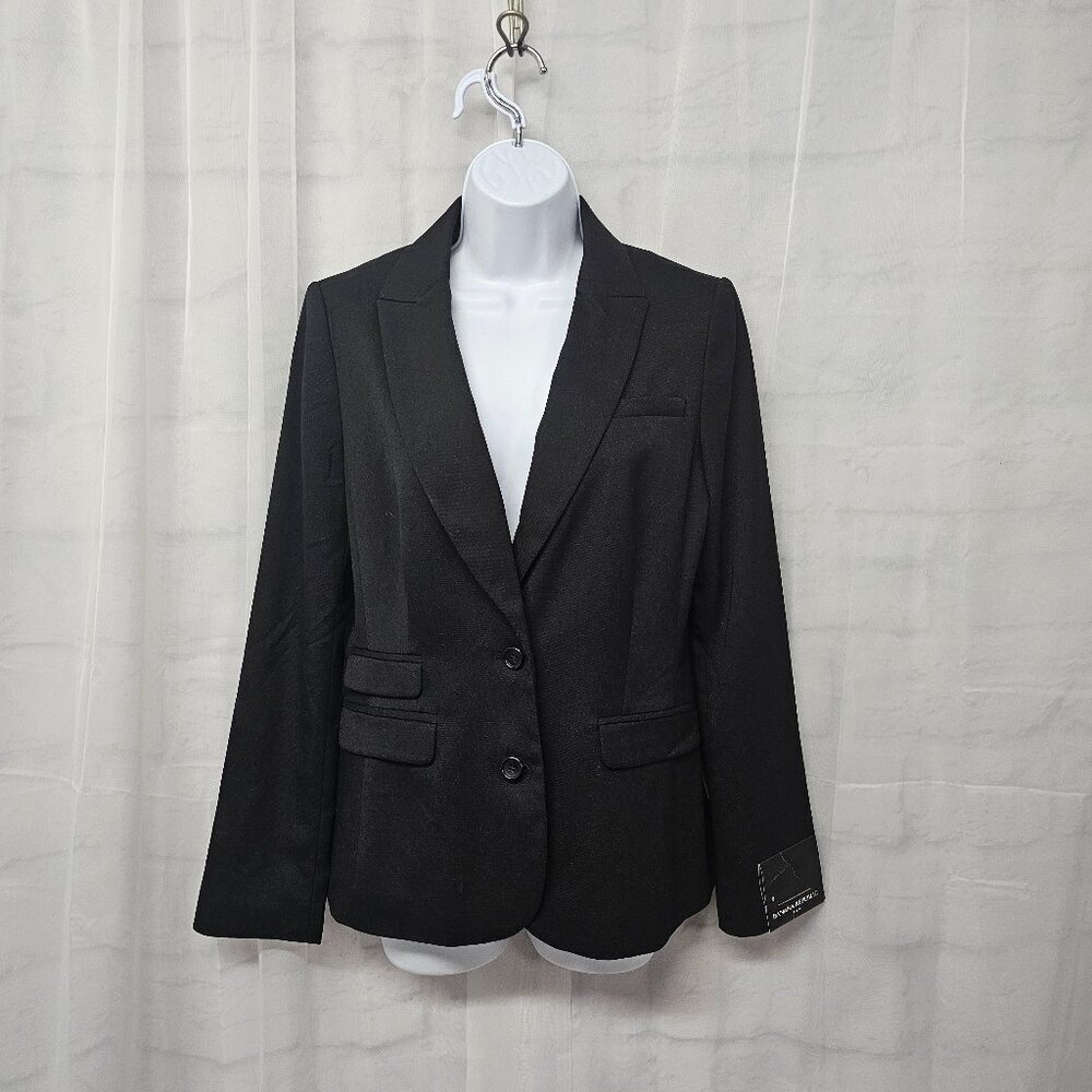 NWT Banana Republic Black Blazer Collegiate Academia Office Preppy 8